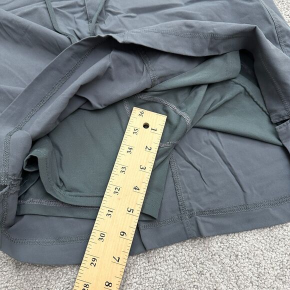 Columbia Casual Anytime Skirt Skort Womens 12 Dark Gray Active Outdoor 34x17 - Picture 8 of 12